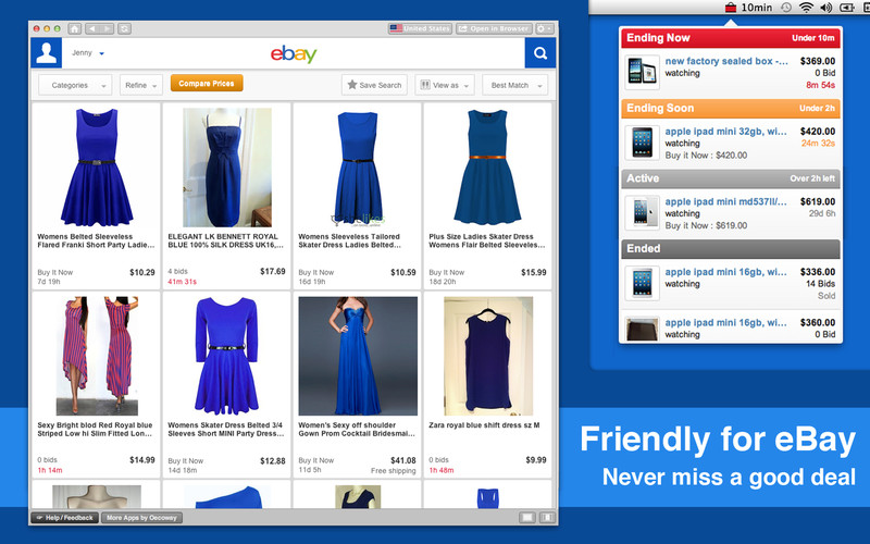 Friendly for eBay 1.1 : Friendly for eBay screenshot