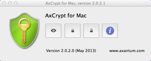 AxCrypt 2.0 : Main window