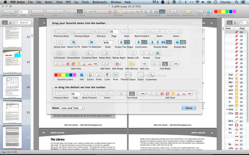 PDF Artist 1.0 : PDF Artist screenshot