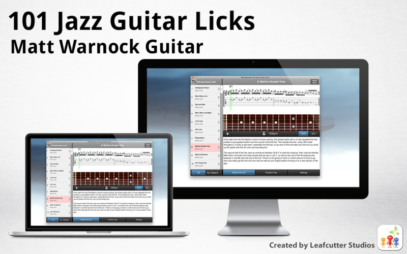 Matt Warnock 101 Jazz Guitar Licks 1.1 : Matt Warnock 101 Jazz Guitar Licks screenshot