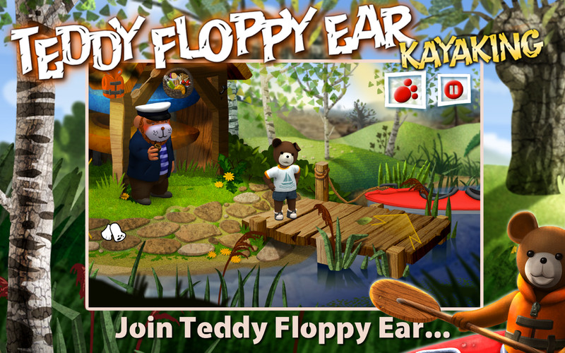 Teddy Floppy Ear - Kayaking 1.0 : Teddy Floppy Ear - Kayaking screenshot