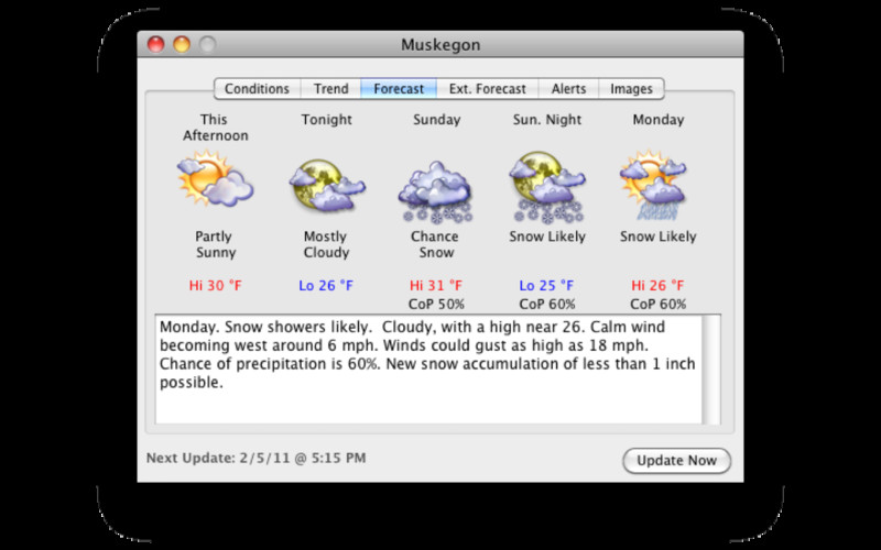 WeatherMan 2.6 : WeatherMan screenshot