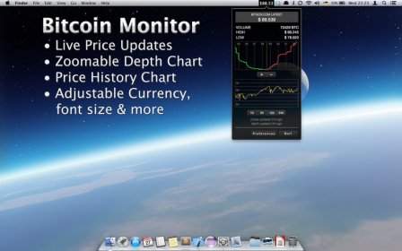 Bitcoin Monitor screenshot