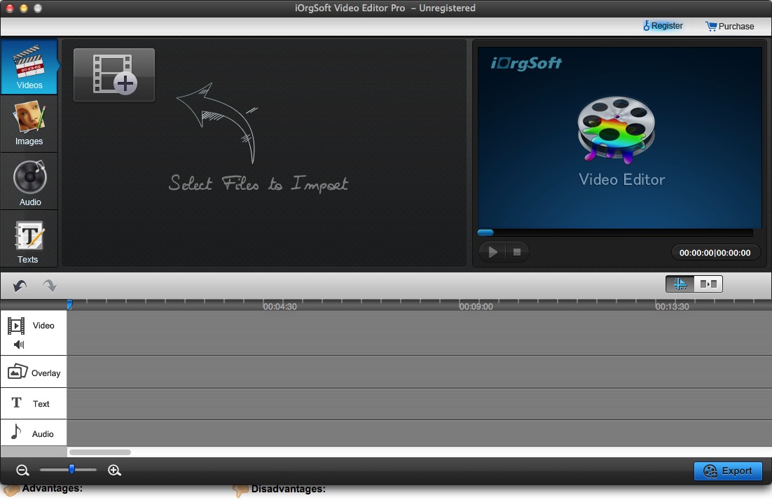 iOrgsoft Video Editor 4.0 : Video Editor Pro