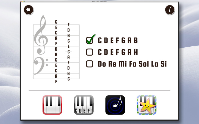 Notes! - Learn To Read Music 2.0 : Notes! - Learn To Read Music screenshot