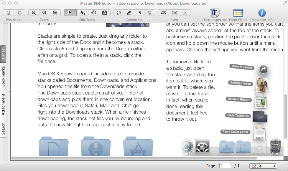 Master PDF Editor 1.9 : Main Window
