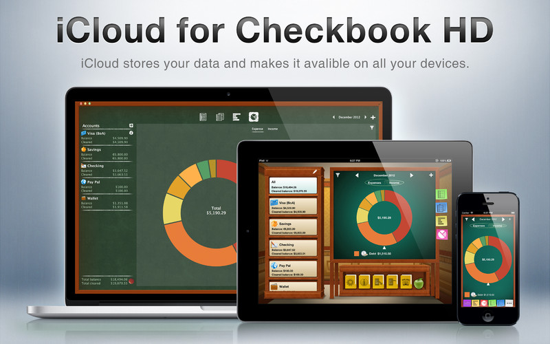 Checkbook HD - Personal Finance 1.0 : Checkbook HD - Personal Finance screenshot
