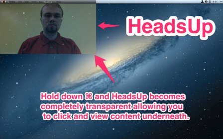 HeadsUp - Webcam Viewer screenshot