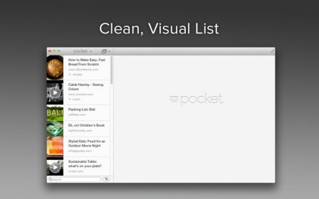 Pocket screenshot