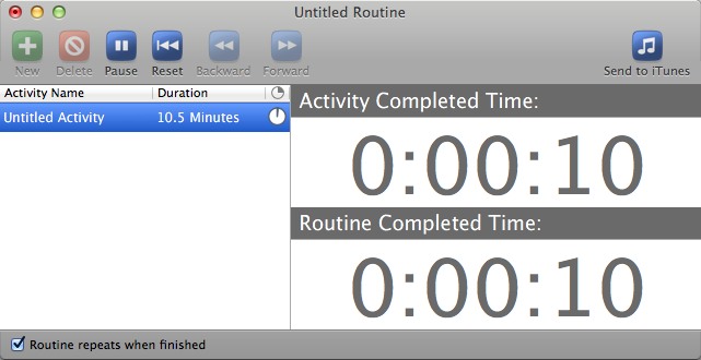 FlexTime 1.2 : Run Activity