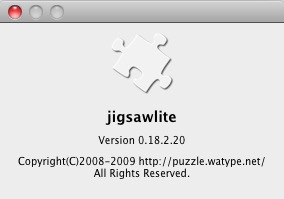jigsawlite 0.1 : About