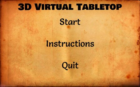 3D Virtual Tabletop screenshot