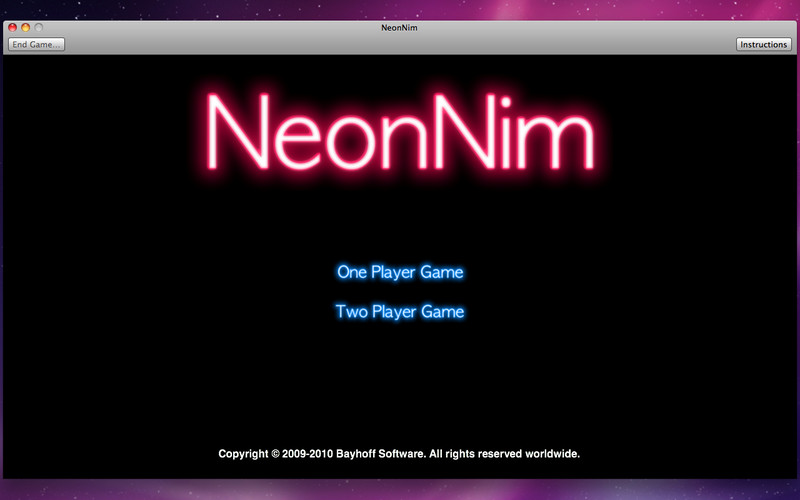 NeonNim 1.1 : NeonNim screenshot