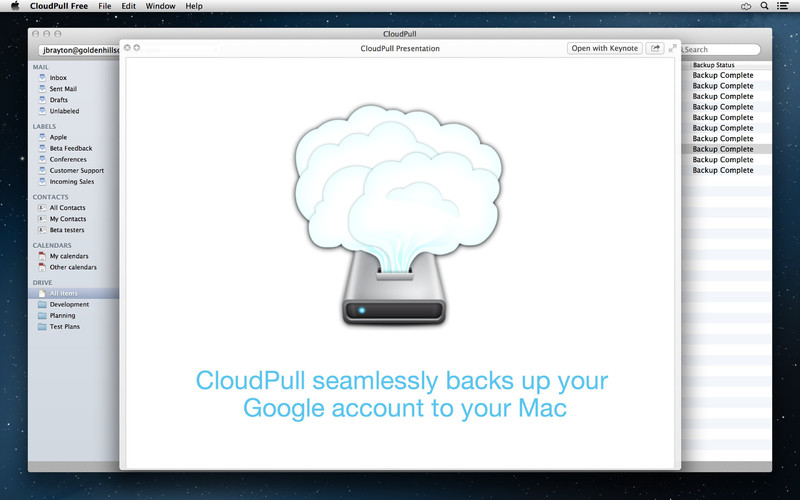 CloudPull 2.4 : CloudPull Free screenshot