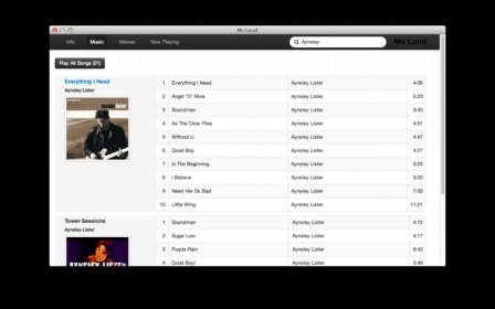 Mc Loud - Streaming music and movie player for Dropbox and Local or Network Files (NAS) screenshot