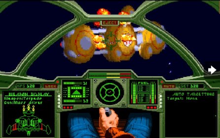 Wing Commander 2 Gameplay Window