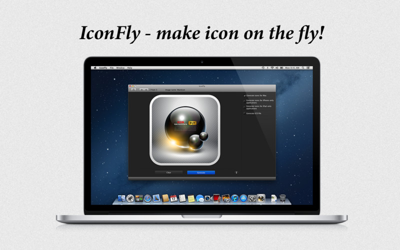 IconFly 1.3 : IconFly screenshot