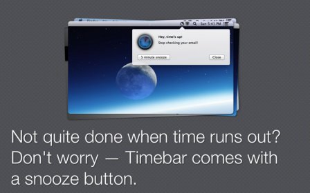 Timebar screenshot