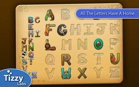 Tizzy Animal Alphabet Puzzles screenshot