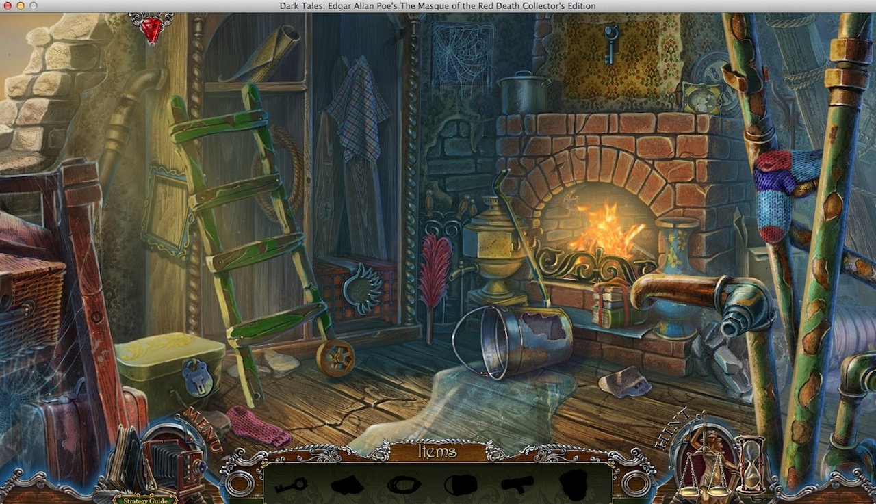Dark Tales: Edgar Allan Poe's The Masque of the Red Death Collector's Edition 2.0 : Completing Hidden Object Mini-Game