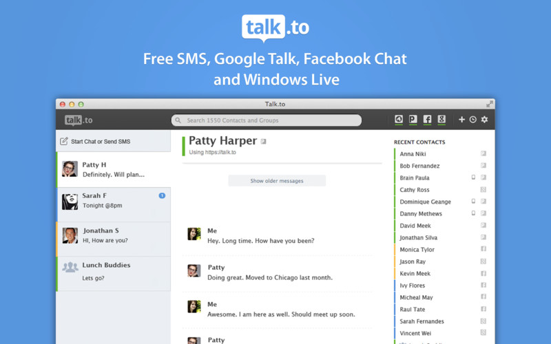 Talk.to 1.1 : Talk.to screenshot