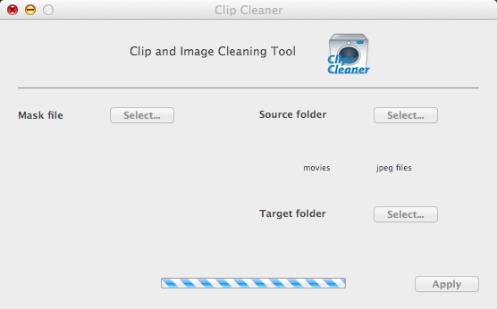 Clips Cleaner 1.3 : Main Window