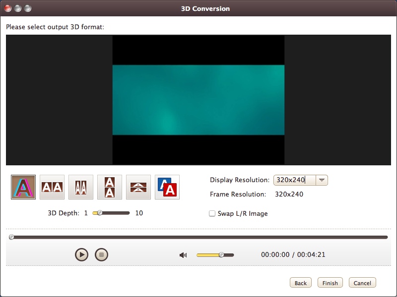 4Media Video Converter Ultimate 7.7 : Converting 2D Video to 3D format