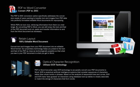 PDF to Word Converter screenshot
