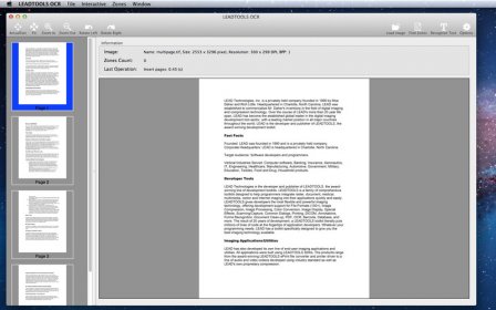 LEADTOOLS OCR screenshot