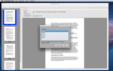 LEADTOOLS OCR screenshot