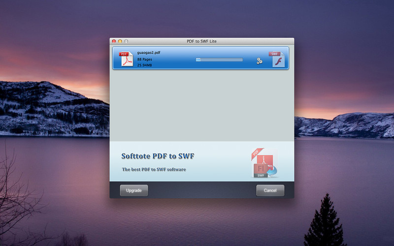 PDF to SWF Lite 1.2 : PDF to SWF Lite screenshot
