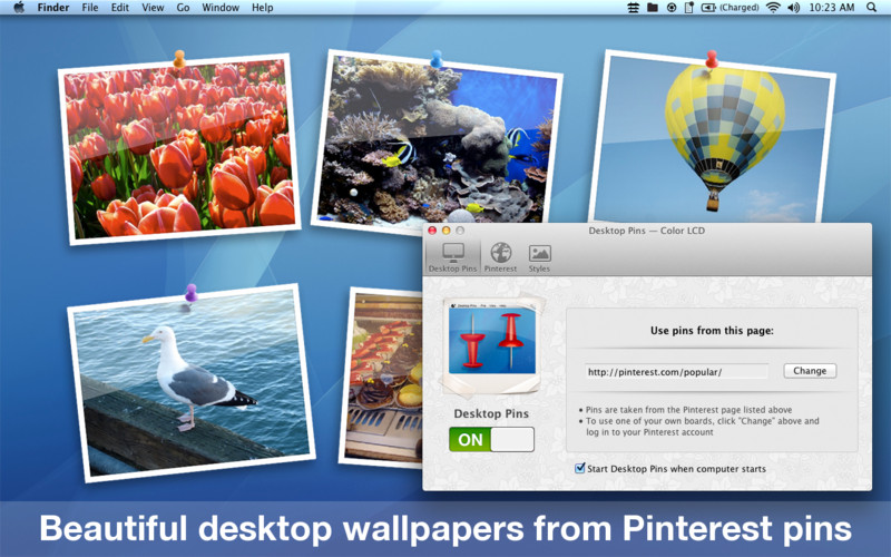 Desktop Pins : Desktop Pins screenshot