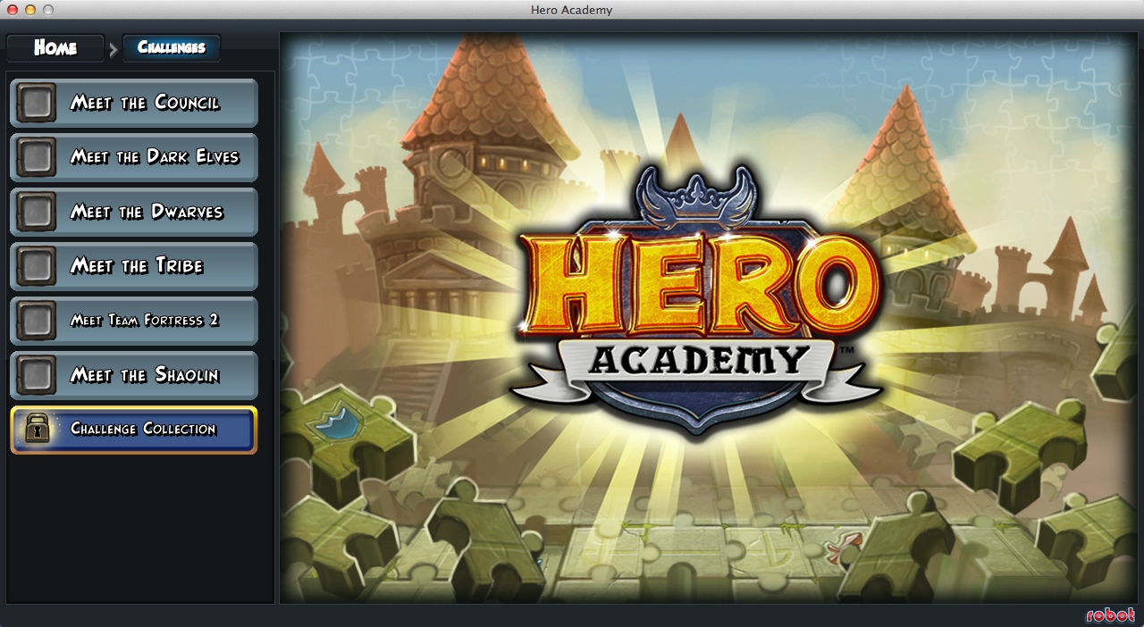 Hero Academy : Challenges Window