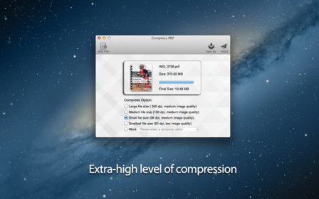 Compress PDF screenshot