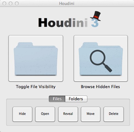 Houdini 3 1.0 : Main window