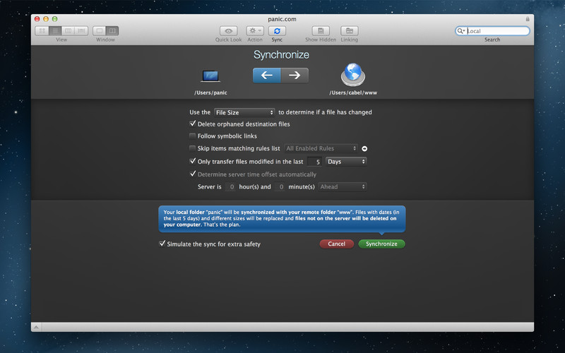 transmit client for mac