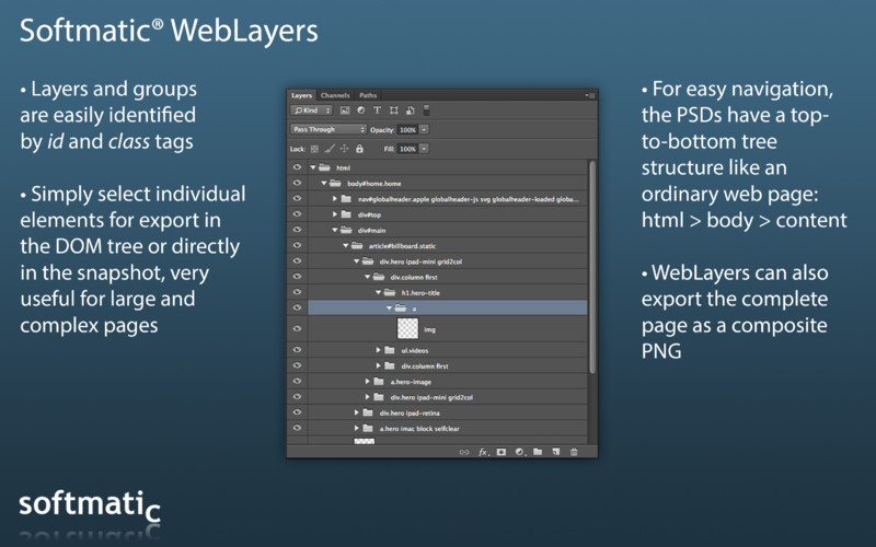 Softmatic WebLayers 1.1 : Softmatic WebLayers screenshot
