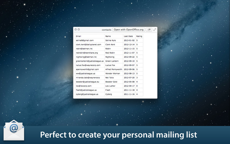 Email Contacts Extractor 1.2 : Email Contacts Extractor screenshot