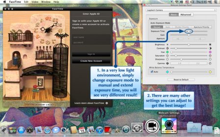 Webcam Settings screenshot