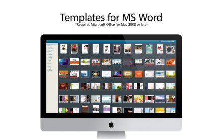 Templates for MS Word screenshot