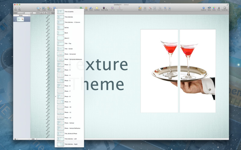 Themes Box for Keynote 4.0 : Themes Box for Keynote screenshot