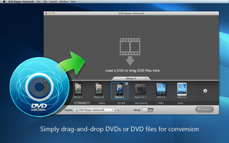 DVD Ripper-Aimersoft 3.1 : DVD Ripper-Aimersoft screenshot