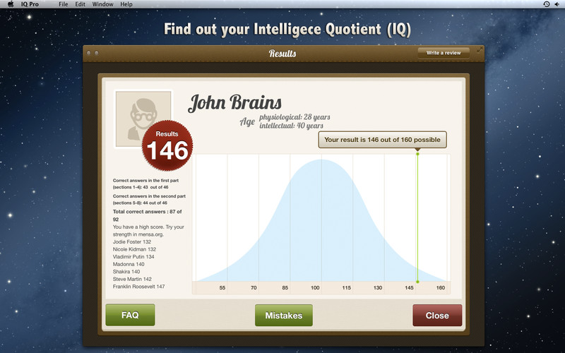 IQ Pro 1.0 : IQ Pro screenshot