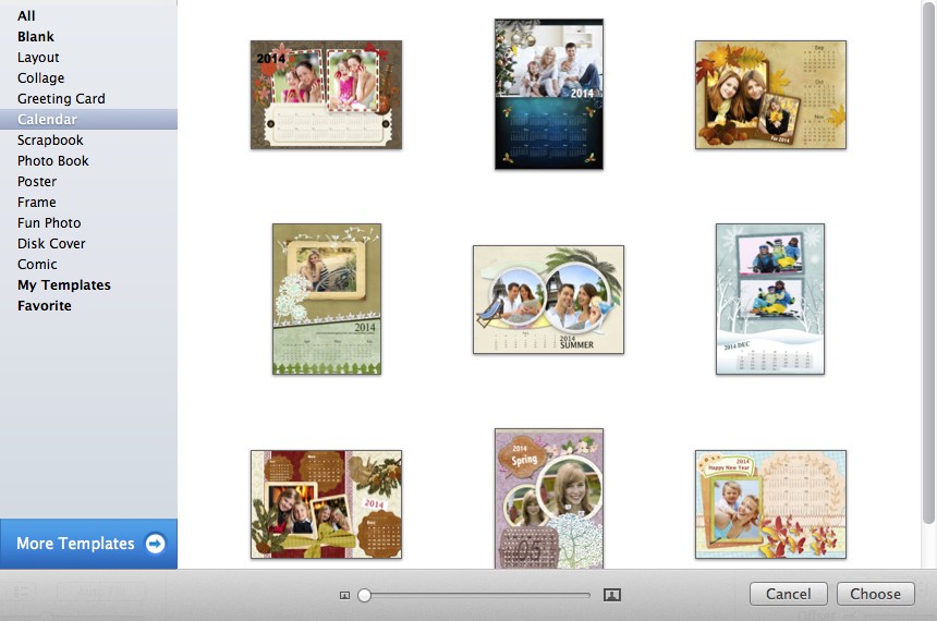 Picture Collage Maker 3.1 : Templates Options