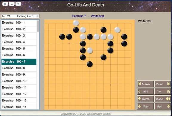 Go-Life And Death 1.2 : Main window