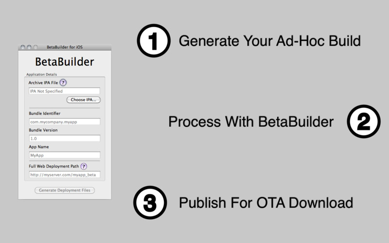 BetaBuilder for iOS Apps : BetaBuilder for iOS Apps screenshot