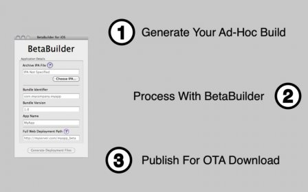 BetaBuilder for iOS Apps screenshot