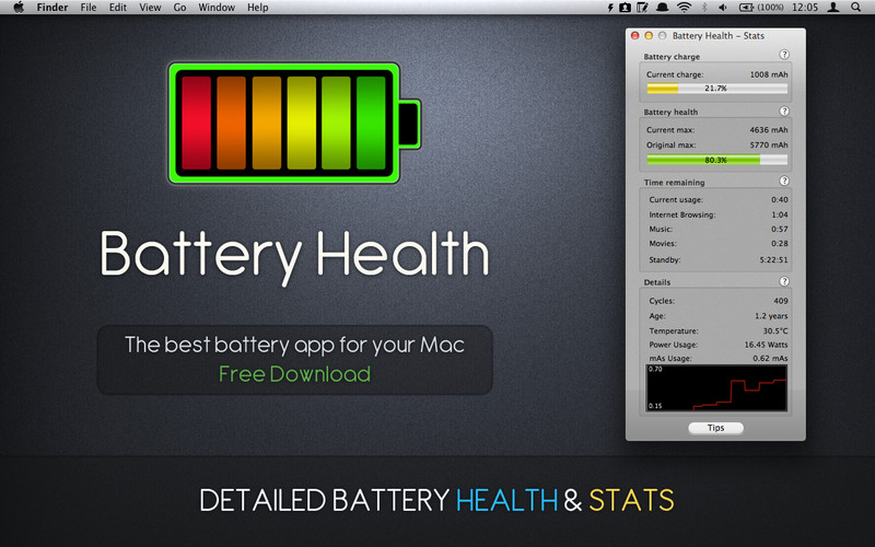 Battery Health 2.5 : Battery Health screenshot