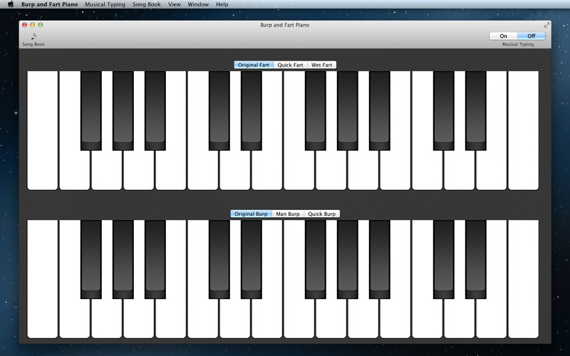 Burp and Fart Piano 3.1 : Burp And Fart Piano screenshot