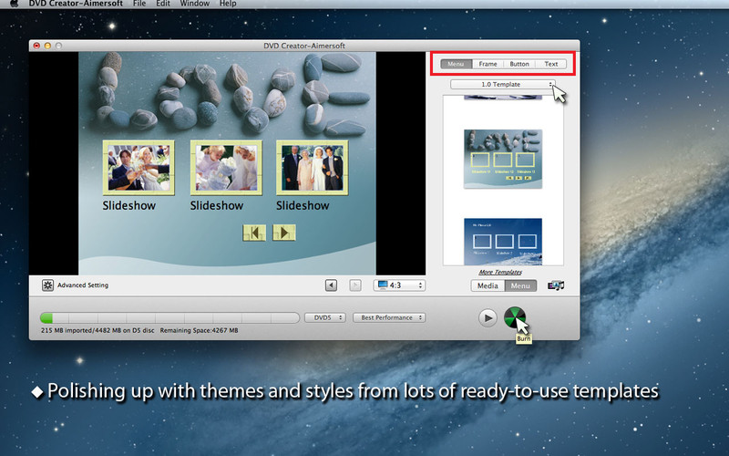 DVD Creator-Aimersoft 3.6 : DVD Creator-Aimersoft screenshot